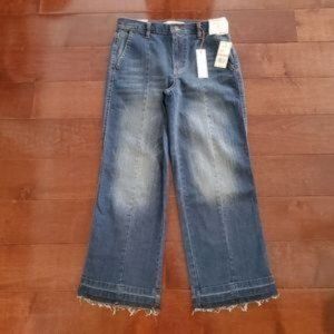 NEW Ella Moss Cropped Wide Leg Jeans Women's Size 26